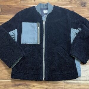 Rivington Sherpa Jacket Free People Women's We The Free Olive Smoke M Oversized